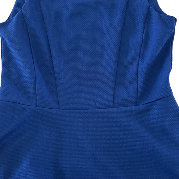 H&M Sleeveless Peplum Top Royal Blue Size Small - Picture 4 of 6